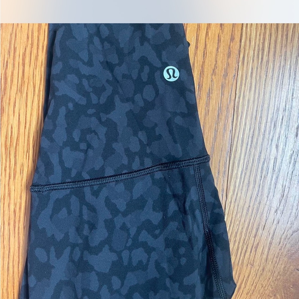Lululemon Athletica Black Patterned Leggings